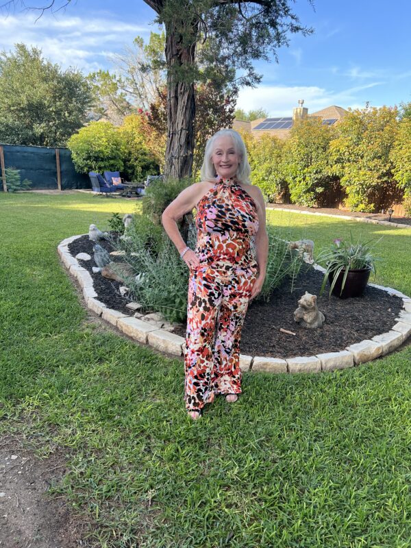 Multicolor Leopard Print Halter Tank Top and Pants Set