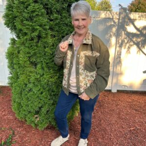 Green Floral Patchwork Jacket