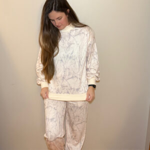 Creme Camo Jogger Pants Set