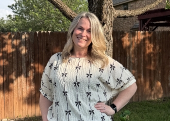 Bow Print Puffy Short Sleeve Top